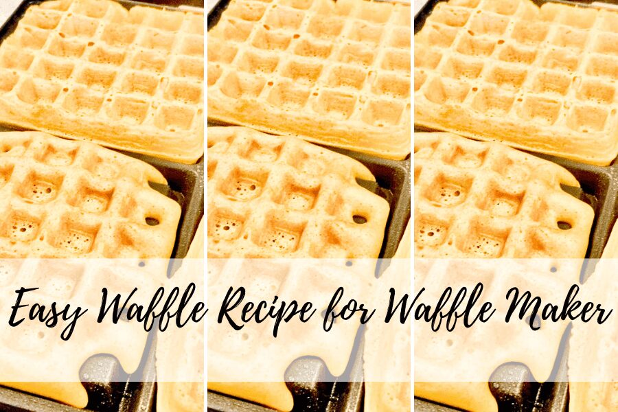 The Perfect Easy Waffle Recipe for Waffle Maker for Your Weekend - Kait
